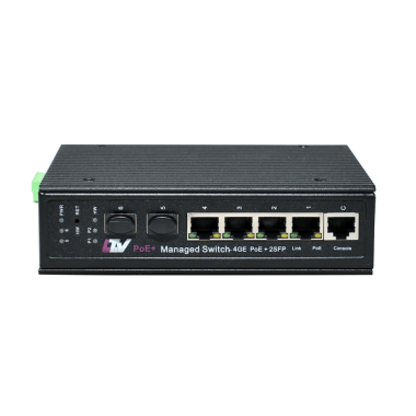 Фотография товара 'LTV LTV-2SI04G2S-MP управляемый коммутатор, дальность передачи до 100 м'