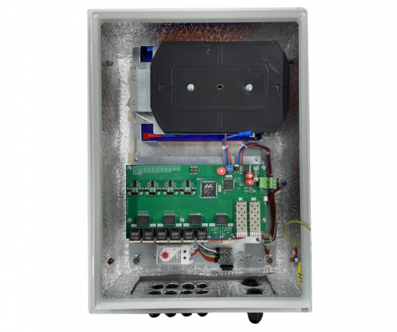 Фотография товара 'LTV LTV-2SE06F2S-UHP-360W-G Уличный коммутатор с PoE'